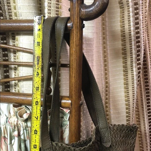 Madewell Olive Woven Shoulder Bag - Picture 11 of 13